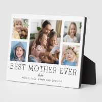 Beste Mutter je 5-Foto Collage Kinder kundenspezif
