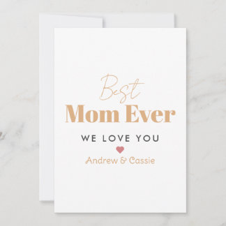 Beste Mutter je Einladung