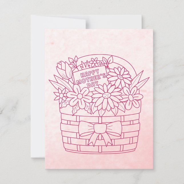 Beste Mutter je Feiertagskarte (Vorderseite)