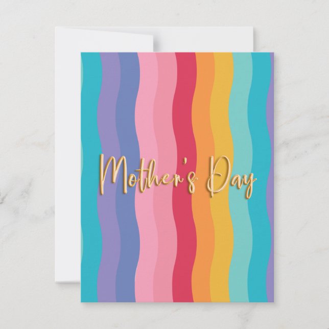 Beste Mutter je Feiertagskarte (Vorderseite)