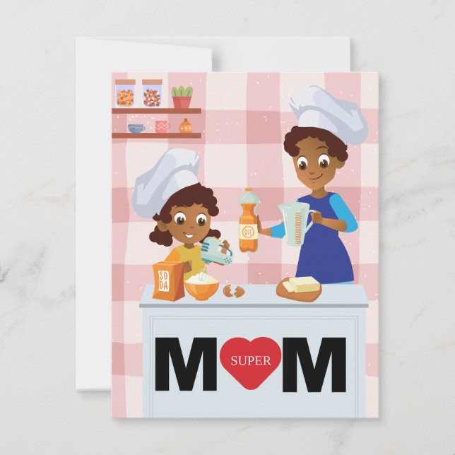 Beste Mutter je Feiertagskarte (Vorderseite)