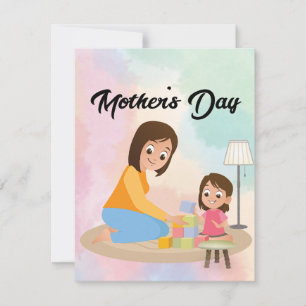 Beste Mutter je Feiertagskarte