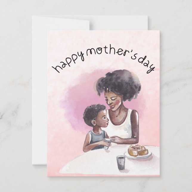 Beste Mutter je Feiertagskarte (Vorderseite)