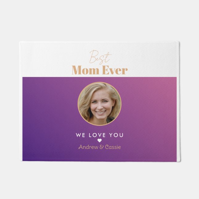 Beste Mutter je Fußmatte (Vorderseite)