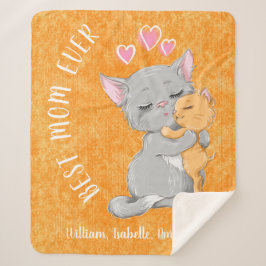 Beste Mutter je Geschenk für Mama Herz niedlich Ka Sherpadecke