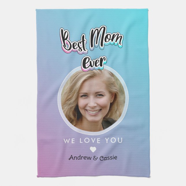 Beste Mutter je Geschirrtuch (Vertikal)