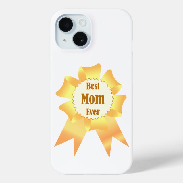 Beste Mutter je Golden Sieger Band Case-Mate iPhone Hülle (Rückseite)