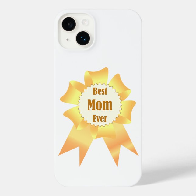 Beste Mutter je Golden Sieger Band iPhone Hülle (Rückseite)
