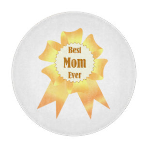 Beste Mutter je Golden Sieger Band Schneidebrett
