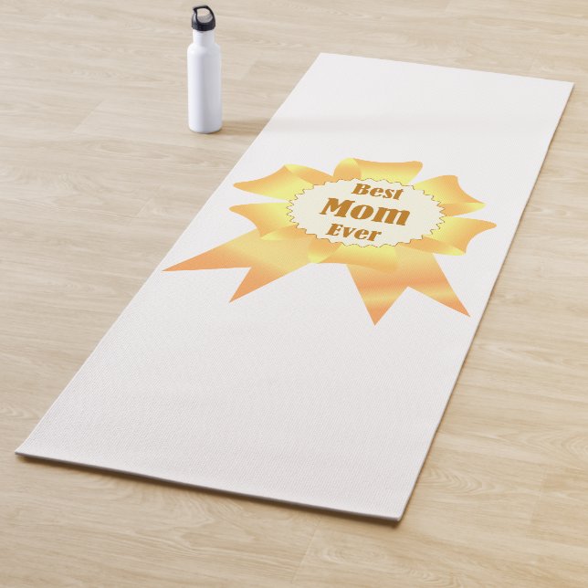 Beste Mutter je Golden Sieger Band Yogamatte (Beispiel)
