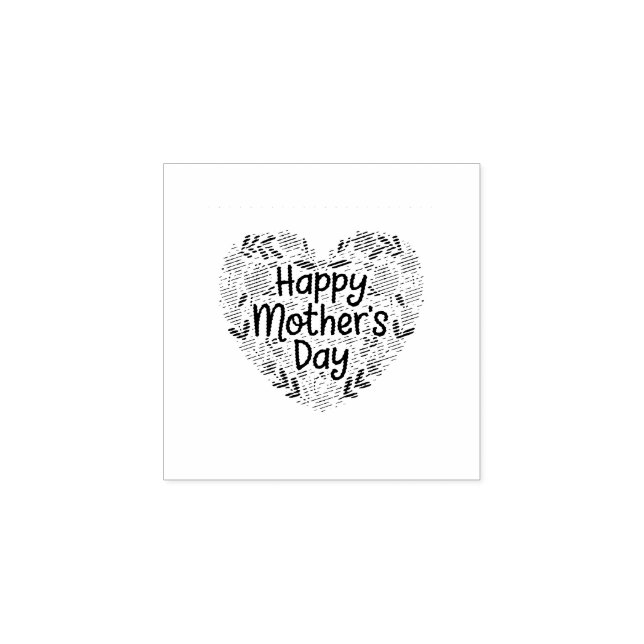 Beste Mutter je Gummistempel (Prägung)