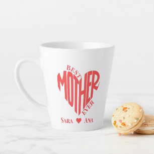 Beste Mutter je Herz Foto - Personalisiertes Gesch Milchtasse