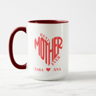 Beste Mutter je Herz Foto - Personalisiertes Gesch Tasse