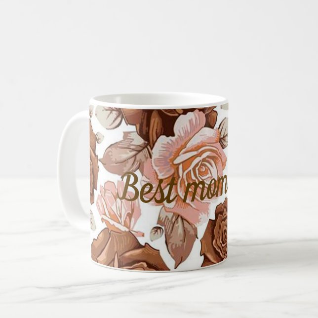 Beste Mutter je Kaffeetasse (Vorderseite Links)