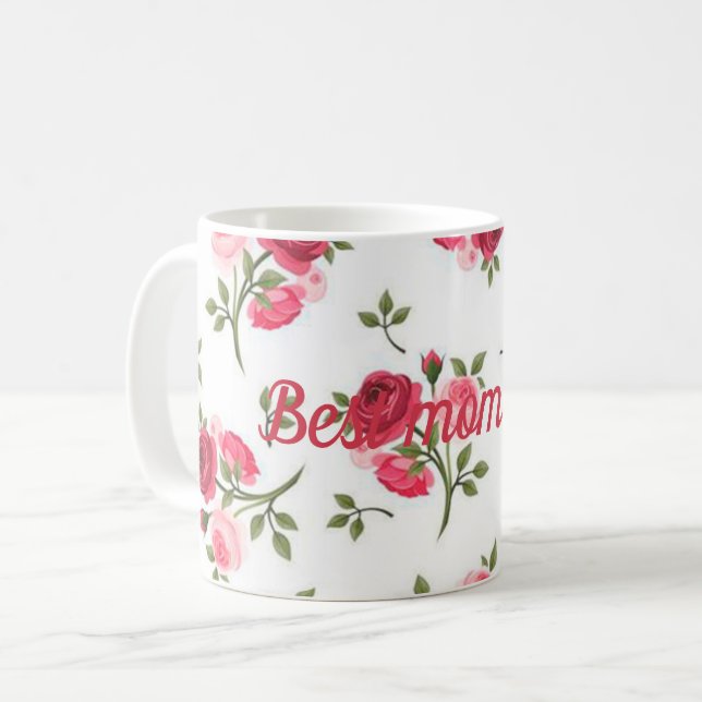 Beste Mutter je Kaffeetasse (Vorderseite Links)