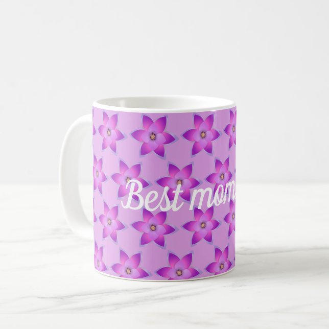 Beste Mutter je Kaffeetasse (Vorderseite Links)