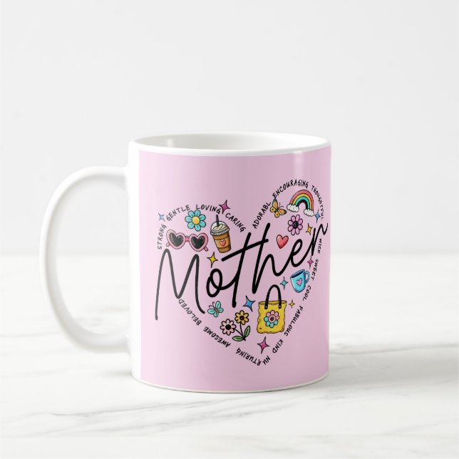 Beste Mutter je Kaffeetasse (Links)