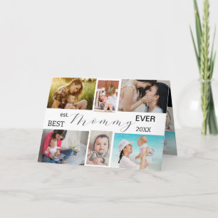 Beste Mutter je   Muttertag 6-Foto Collage Karte