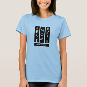Beste Mutter je nach Kindernamen T-Shirt