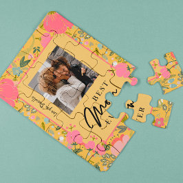 Beste Mutter je personalisiert Foto und Text Puzzle