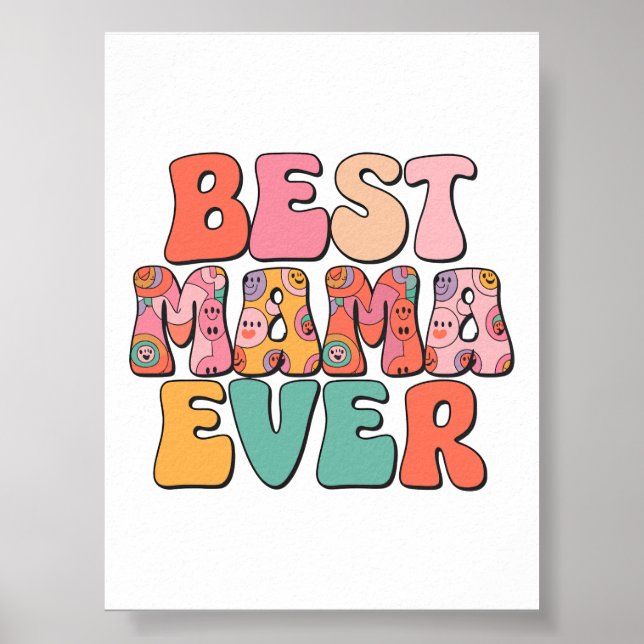 Beste Mutter je Poster (Vorne)