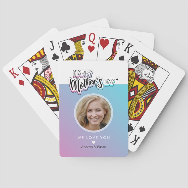 Beste Mutter je Spielkarten (Rückseite)