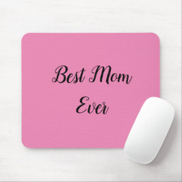 Beste Mutter je Text pink Mousepad