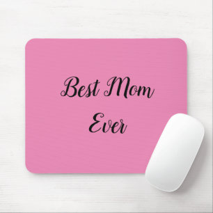 Beste Mutter je Text pink Mousepad