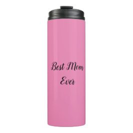 Beste Mutter je Text pink Thermosbecher
