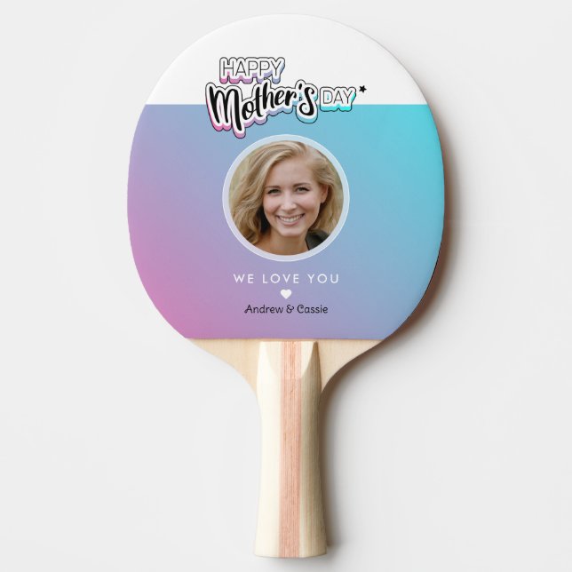 Beste Mutter je Tischtennis Schläger (Vorderseite)