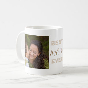 Beste Mutter je Vollständiges Foto Personalisiert Kaffeetasse