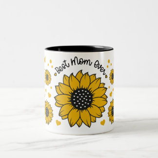 Beste Mutter je Zweifarbige Tasse