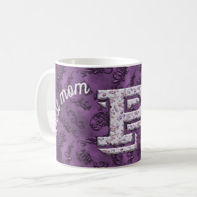 Beste Mutter P Kaffeetasse (Vorderseite Links)