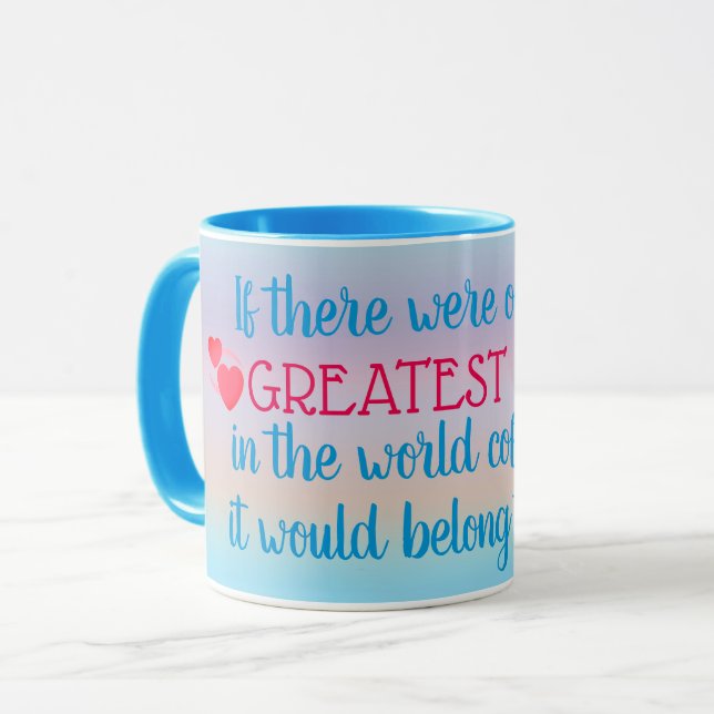 beste Mutter Tasse (Vorderseite Links)