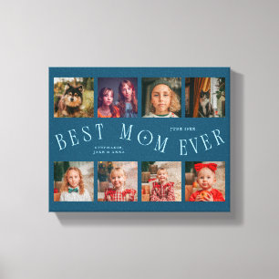 Beste Mutter überhaupt   8-Foto-Raster Muttertag T Leinwanddruck