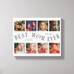 Beste Mutter überhaupt 8-Foto-Raster Muttertag W Leinwanddruck