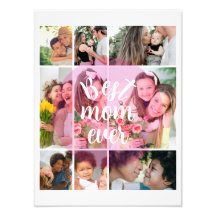 Beste Mutter überhaupt 9 Foto-Collage Personalisie