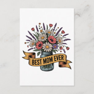 Beste Mutter überhaupt Begleitkarte