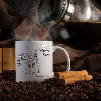 Beste Mutter überhaupt – Blumengeschenktasse Kaffeetasse