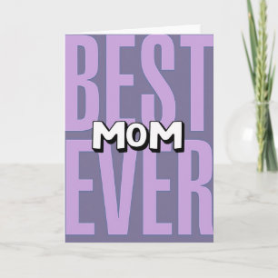 Beste Mutter überhaupt einfache Karte