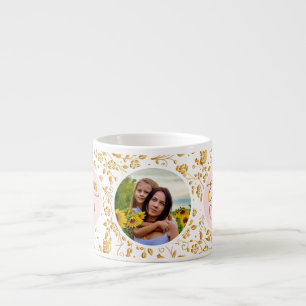 Beste Mutter überhaupt Florales Foto Muttertag Espressotasse