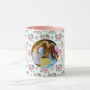 Beste Mutter überhaupt Florales Foto Muttertag Tasse