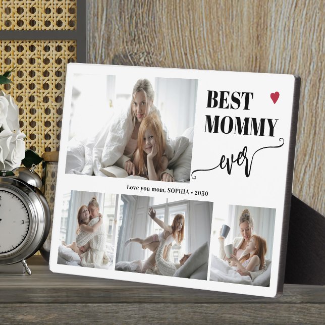 Beste Mutter überhaupt Foto-Collage Andenken Fotoplatte (Von Creator hochgeladen)