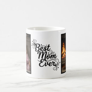 Beste Mutter überhaupt funkelnde Sterne 2 Foto-And Kaffeetasse
