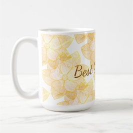 "Beste Mutter überhaupt" Goldener sonnendurchflute Kaffeetasse