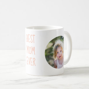 Beste Mutter überhaupt Individuelle rosa Zwei-Foto Kaffeetasse