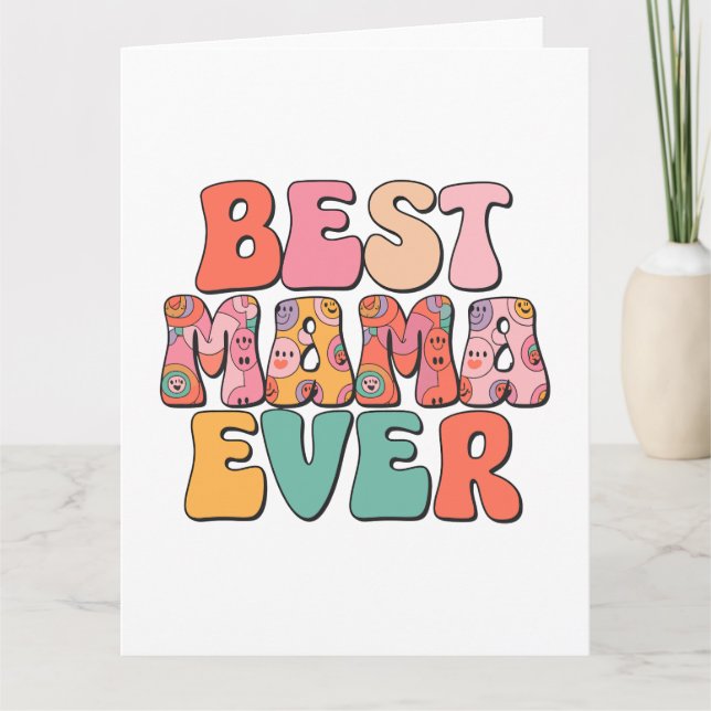 Beste Mutter überhaupt  Karte (Vorderseite)