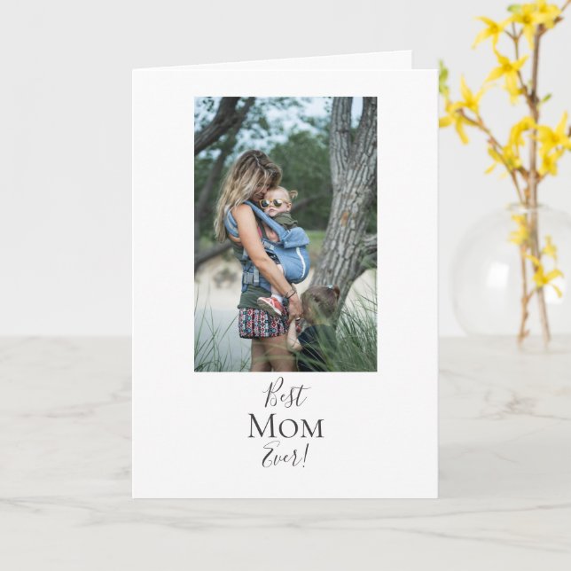 Beste Mutter überhaupt! Karte (Gelbe Blume)