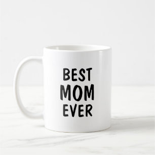 Beste Mutter überhaupt Minimalistische Typografie- Kaffeetasse