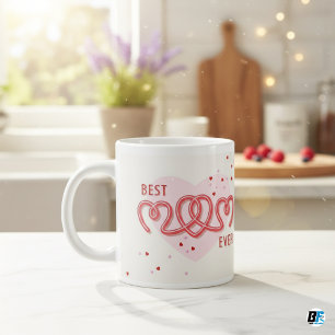 Beste Mutter überhaupt mit modernem Foto Muttertag Jumbo-Tasse